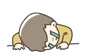 ナカザワ隊員リタイアのイラスト