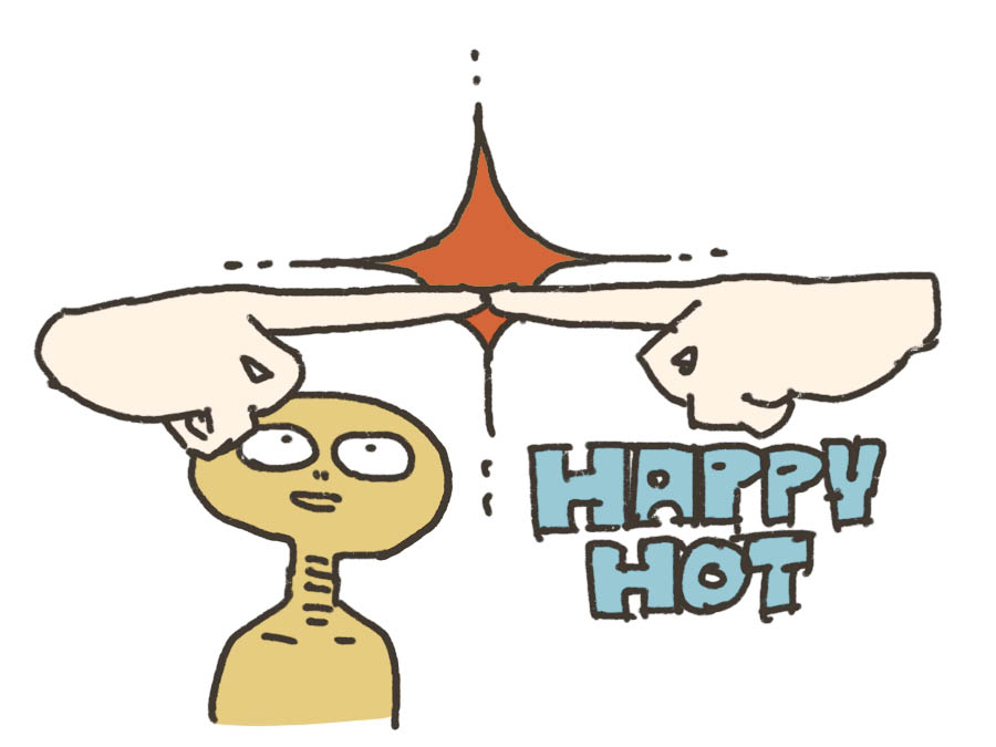 HAPPY HOTイラスト
