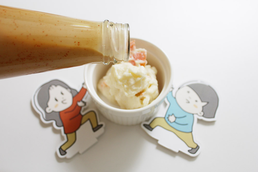 トムヤムドレッシング＋ポテトサラダ