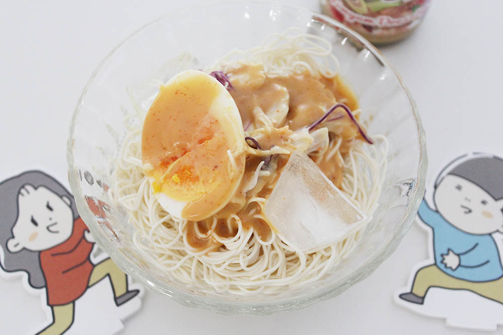 トムヤムドレッシング＋そうめん