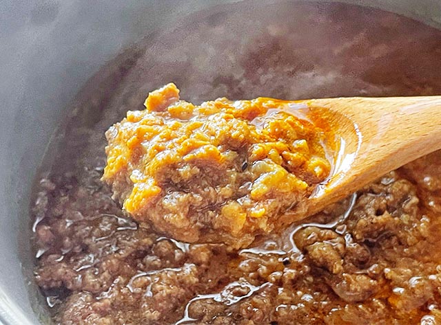 朝カレー_インドカレー キーマカレー