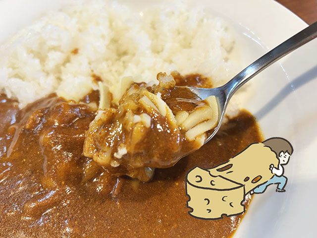 CoCo壱カレー15辛_トッピングチーズ