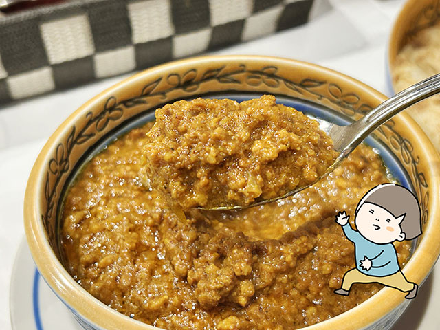 インドカレー　フジヤ キーマカレー