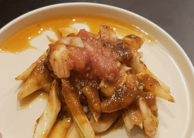 メキシカンダイニング ESO 神田 エビのマリネ チポトレ風