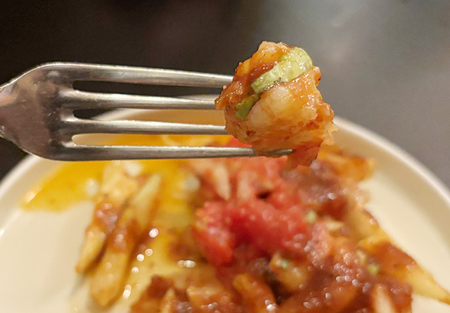 メキシカンダイニング ESO 神田 エビのマリネ チポトレ風