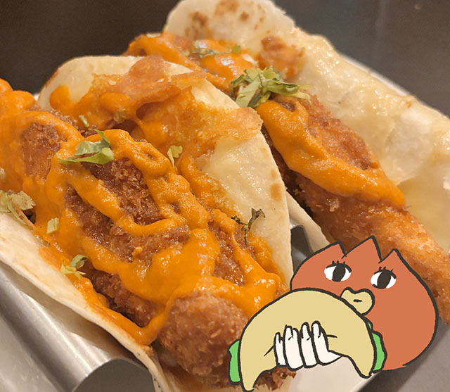 メキシカンダイニング ESO 神田 チキンクリスプタコス