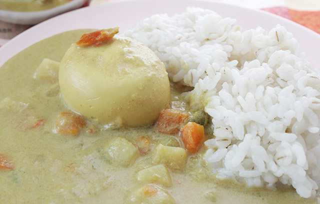 現地に学ぶ スリランカ たまごと野菜のクリーミーカレー